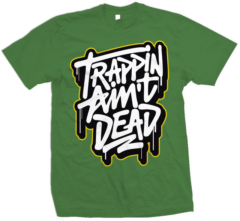 Trappin Ain't Dead Graffiti - Apple Green T-Shirt T-Shirt Million Dolla Motive 