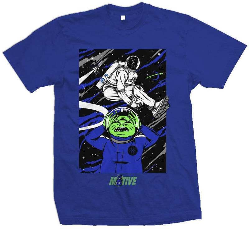 Under The Legs Astro Dunk - Royal Blue T-Shirt T-Shirt Million Dolla Motive 