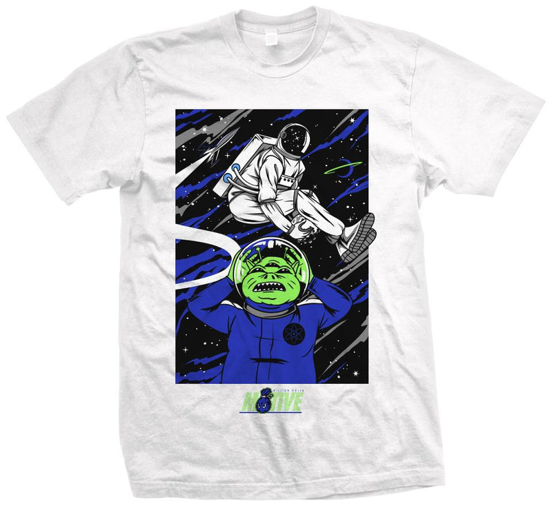 Under The Legs Astro Dunk - White T-Shirt T-Shirt Million Dolla Motive 