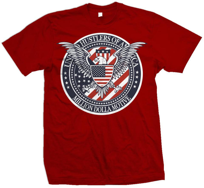 United Hustlers of America - Red T-Shirt