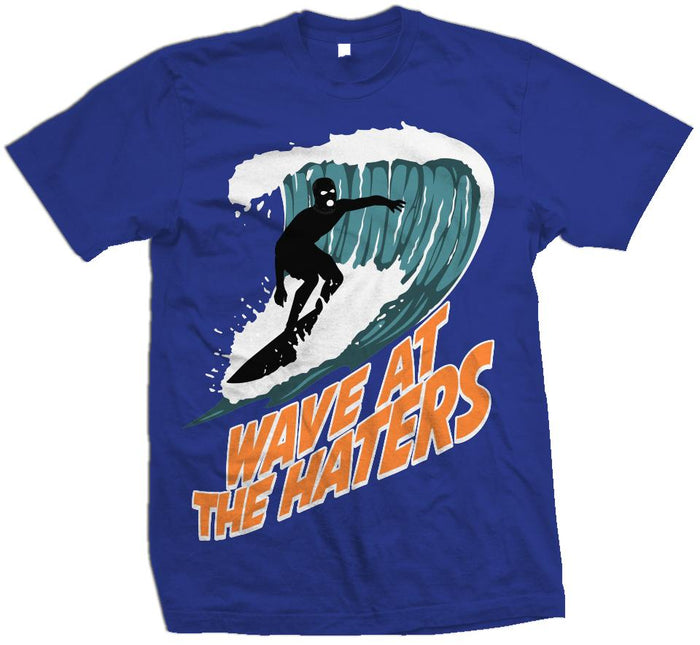 Wave At The Haters - Royal Blue T-Shirt