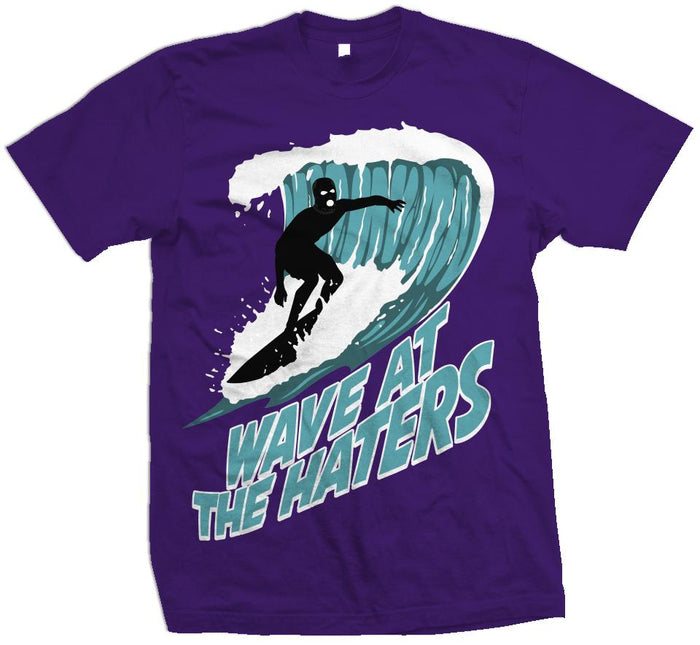 Wave At The Haters - Purple T-Shirt