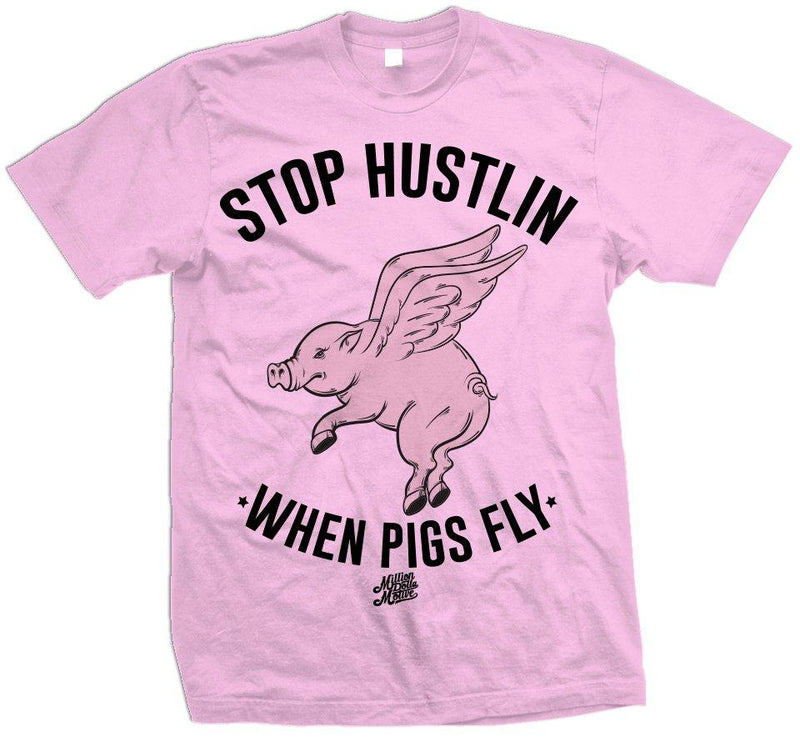 When Pigs Fly - Pink T-Shirt | Foamposite Elemental Rose - Million Dolla Motive