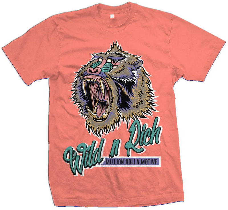 Wild N Rich - Infrared Coral T-Shirt T-Shirt Million Dolla Motive 
