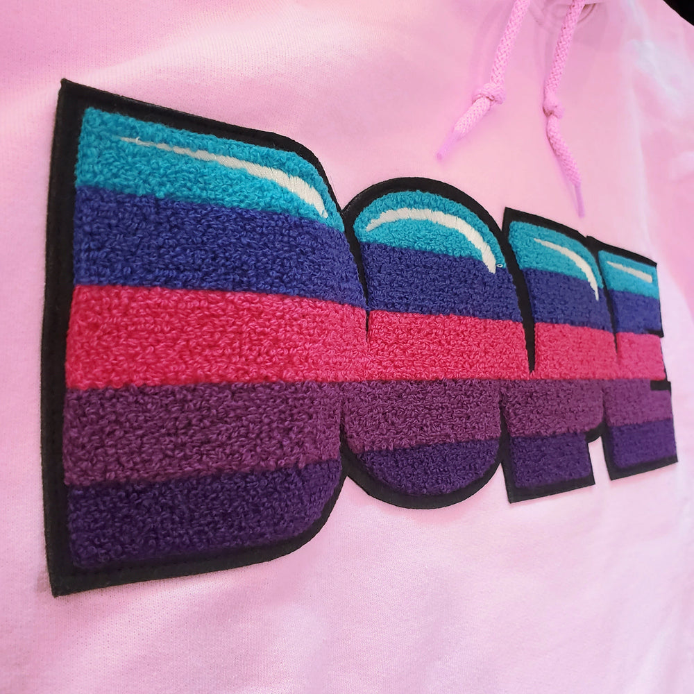 
                  
                    Chenille Dope Stripes - Light Pink Hoodie Sweatshirt
                  
                